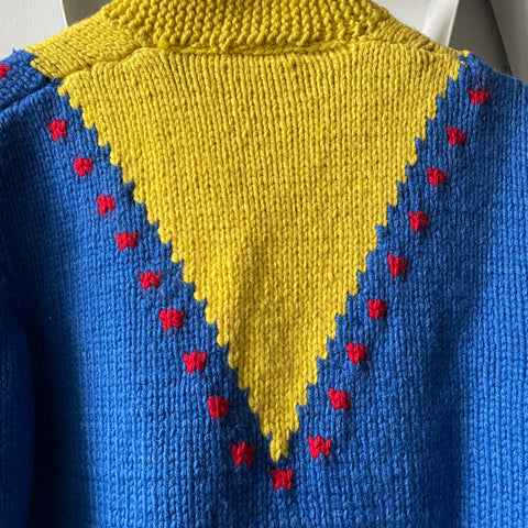 50’s Motorcycle Cowichan Sweater - Large
