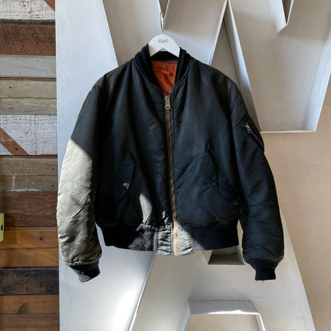 80’s Faded MA-1 Bomber - Large