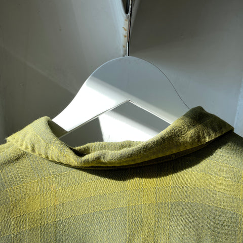 60’s Sportsman Plaid Loop Collar - Large
