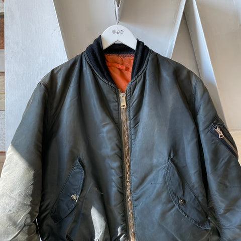 80’s Faded MA-1 Bomber - Large
