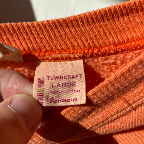 60’s Big Penney’s Orange Crewneck - Large