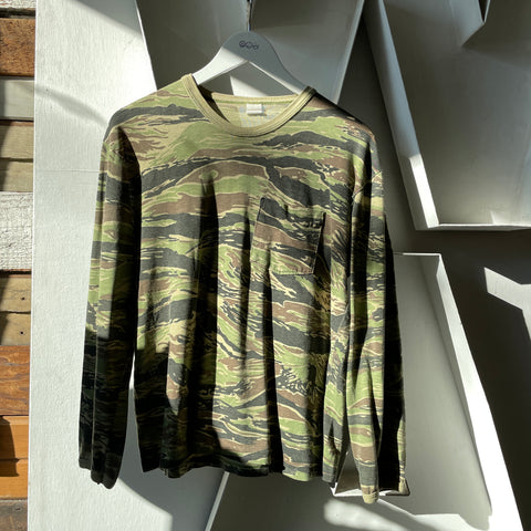 80’s Tiger Stripe Pocket Tee - Small