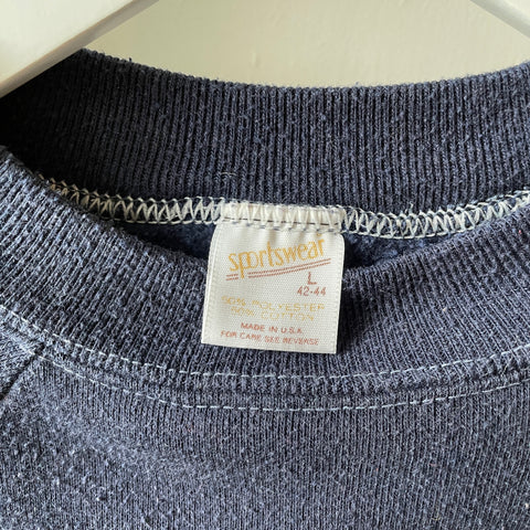 80’s Navy Sweat - Large