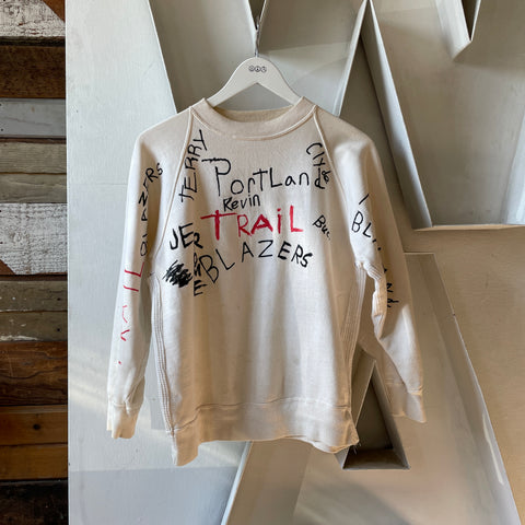 90’s Blazers Hand Drawn Crewneck - Small