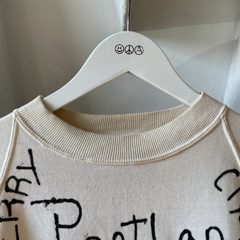 90’s Blazers Hand Drawn Crewneck - Small