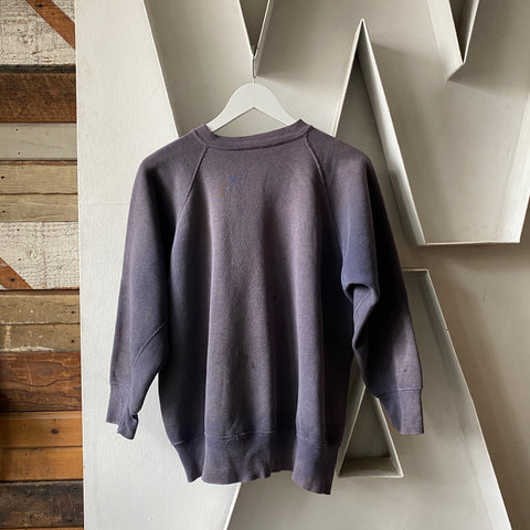 60's Faded Raglan Crewneck - Large