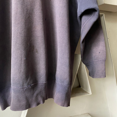 60's Faded Raglan Crewneck - Large