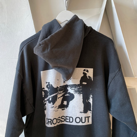 90’s Crossed Out Hoodie - XL