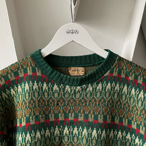 40's Novelty Sweater - Medium