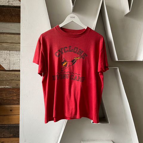 70’s Cyclone Diving Camp Tee - Large