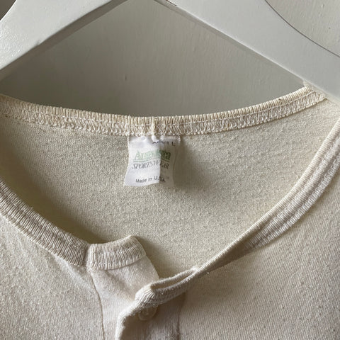 80's Ben Davis Henley Tee - Large