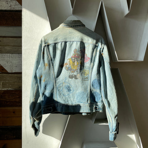 70’s Lee Patched Denim Jacket - Medium