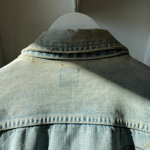 70’s Lee Patched Denim Jacket - Medium