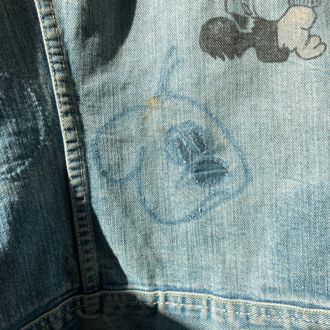 70’s Lee Patched Denim Jacket - Medium