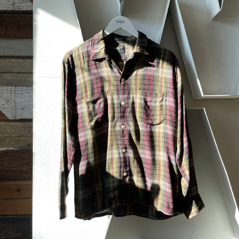 70’s Manhattan Flannel Loop Collar - Medium