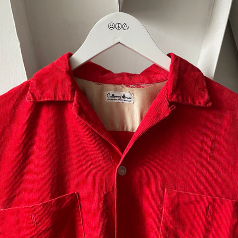 50’s Corduroy Button Up - Large