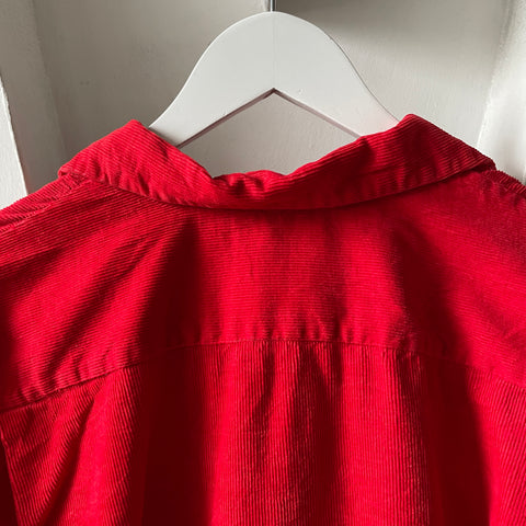 50’s Corduroy Button Up - Large