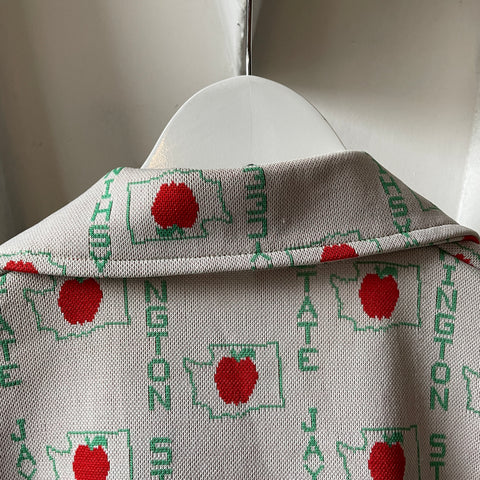 70’s Apple Print Party Shirt - Medium