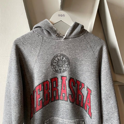 80’s Thrashed Nebraska Gusset Hoodie - XL