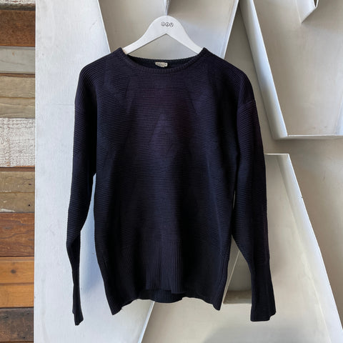 60’s Diamond Pattern Sweater - Large