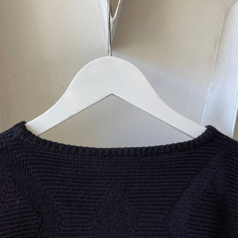 60’s Diamond Pattern Sweater - Large