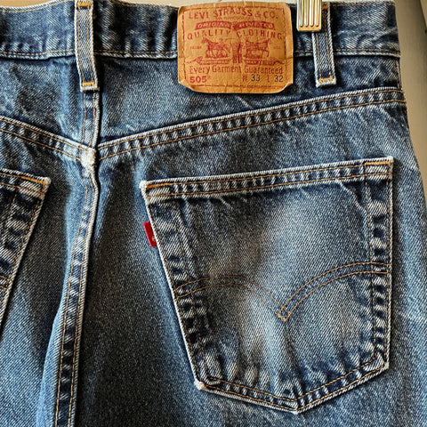 90’s Levi’s 505 - 32” x 31”
