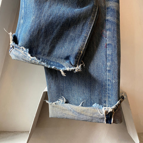 60's Big E Repaired Levi's Redlines 501 - 33” x 27”
