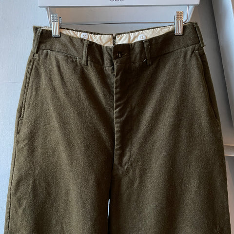 50’s Wool Military Trousers - 29” x 28”