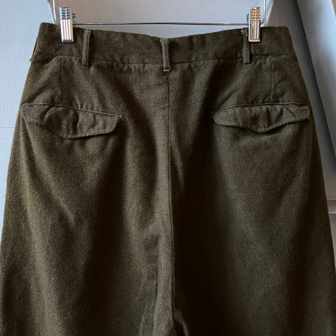 50’s Wool Military Trousers - 29” x 28”