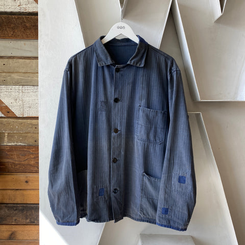 60's HBT French Chore Coat - Medium