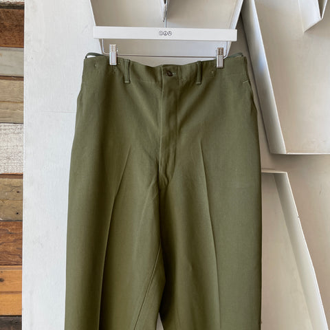 50’s Wool Officers Trousers - 32” x 30”