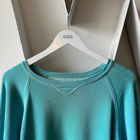 60's Teal Raglan - Medium