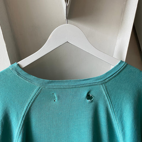 60's Teal Raglan - Medium