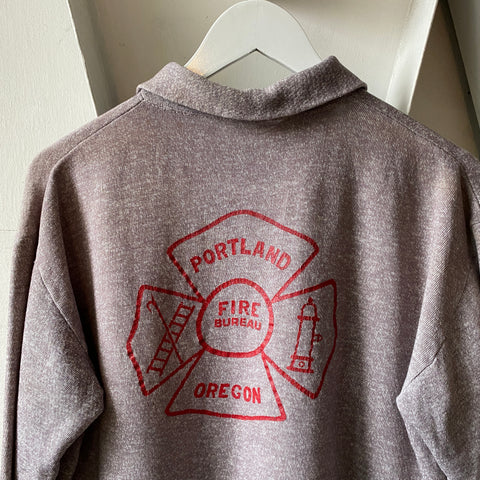 60's Portland Fire Quarter Zip - Large