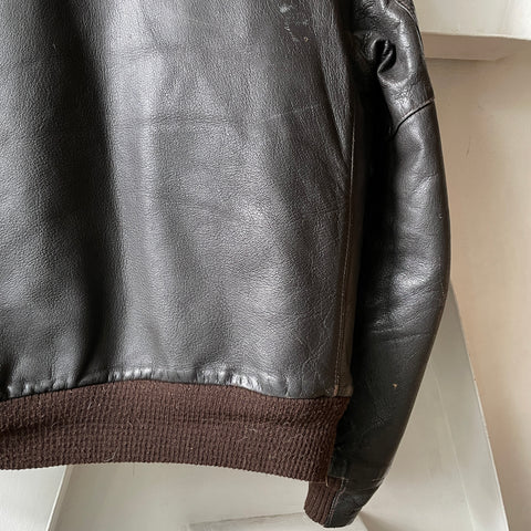 80's LL Bean G-1 Shearling Jacket - Large