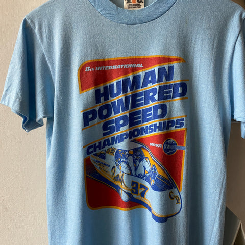 80's Human Powered Speed Tee - Medium