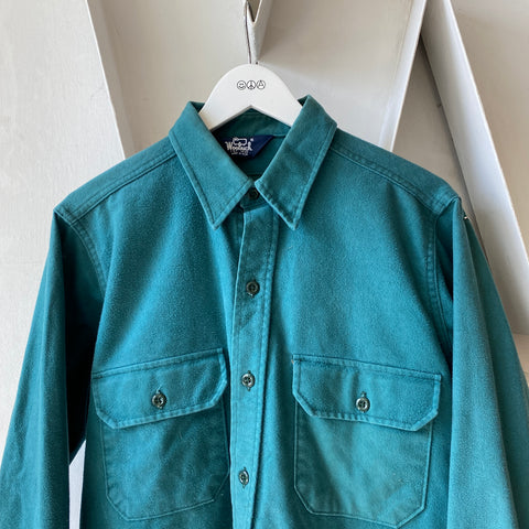 80's Woolrich Button Up - Large