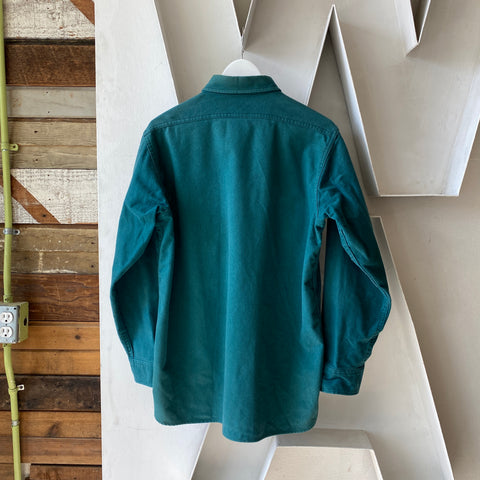 80's Woolrich Button Up - Large