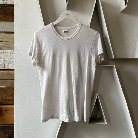 60’s Hanes Thrashed Blank Tee - Small