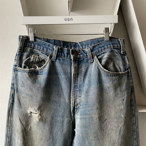 70's Patchwork Denim - 32” x 31”