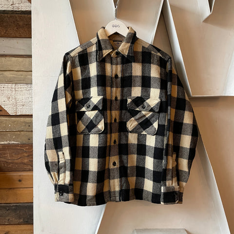 50’s Plaid Wool Jacket - Medium