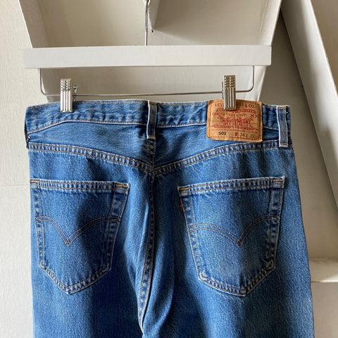 90’s Levi’s 501 Denim - 30” x 31”