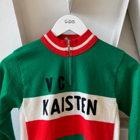 70's Wool Cycling Jersey - Small