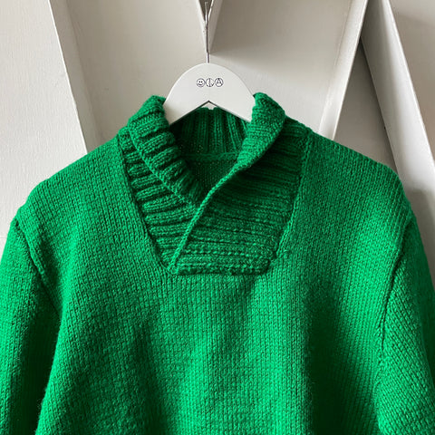 50's Shawl Collar Sweater - Medium