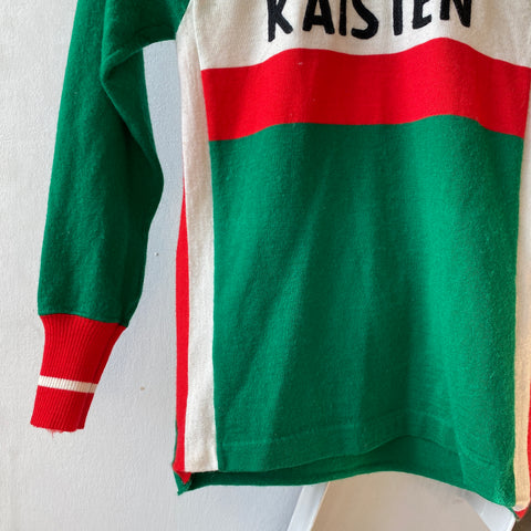 70's Wool Cycling Jersey - Small