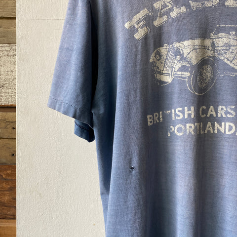 70's British Car Repair Tee - Large