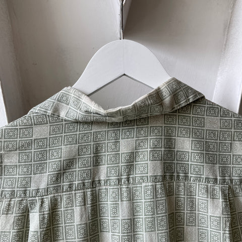 60’s Truval Patterned Loop Collar - Small