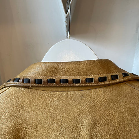 40’s Fringed Buckskin Jacket - Small