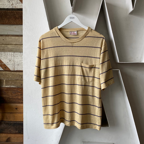 70's Manchester Stripe Tee - Large