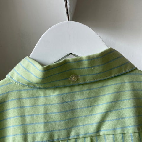 60’s Brent Japan Striped Work Shirt - Medium